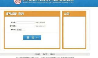 四川考生如何查询高考成绩